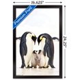 thumbnail image 4 of A Group Of Emperor Penguins Wall Poster, 14.725" x 22.375", Framed, 4 of 5