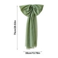 thumbnail image 2 of Large Velvet Christmas Tree Topper Bow 29.5in Green Holiday Decoration Wrinkle Free Velvet Ribbon For Xmas Tree & Wedding‌, 2 of 2
