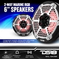thumbnail image 2 of Altavoz marino DS18 Hydro NXL de 6.5 pulgadas con luces RGB de 300 W, 2 of 9