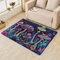 thumbnail image 2 of Mushroom Rugs for Bedroom - Mushroom Rug & Home Decor, Psychedelic Trippy Rugs for Entryway, Washable Rugs, 2x3 Area Rug, Non Slip Soft Low Pile Indoor Door Mat, Multicolor Carpet & Room Decorations, 2 of 7