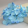 thumbnail image 4 of Hortensia azul de seda, flexible, lavable y limpiable para centros de mesa de boda, ramos de bricolaje, rosa, 4 of 5