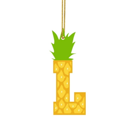 

Clearance! 26 Letters Yellow Pineapple Acrylic Pendant Funny 26 Letters Pendant Decoration For Party Decoration The Perfect 26 Letters Pendant Gift Party Supplies