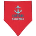 thumbnail image 2 of Inktastic Captain Adorable, Boat Anchor, Sailor, Sailing Baby Bandana Bib, 2 of 4