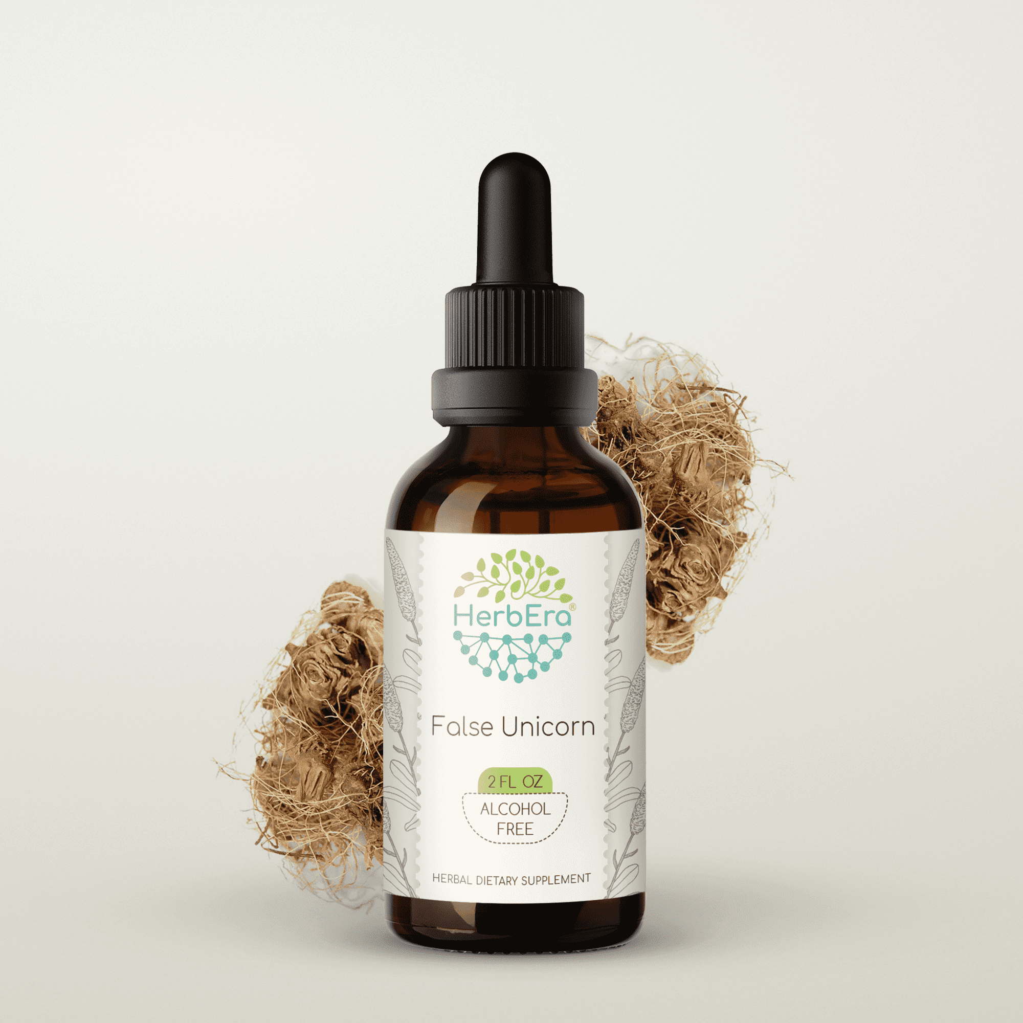 HerbEra False Unicorn Tincture, Herbal Dietary Supplement for Women’s Health Support, False Unicorn (Chamaelirium luteum) Dried Root Extract, Natural, Alcohol-Free, Drops 2 oz