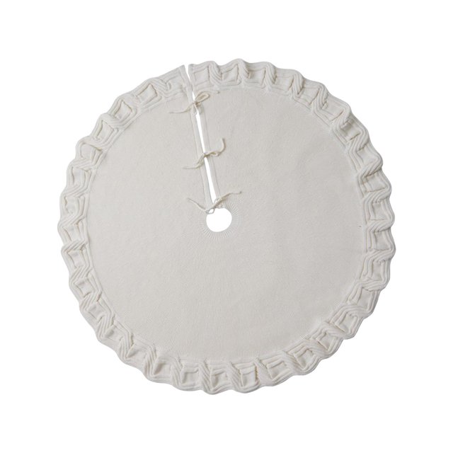 Falda para de Navidad de 48 pulgadas, falda para de Navidad, decoración navideña de estilo rústico, alfombra para de Navidad para