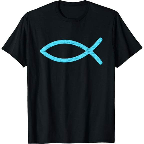 Christian Symbol Jesus Fish Ichthys Ixoye Religious Gifts T-Shirt