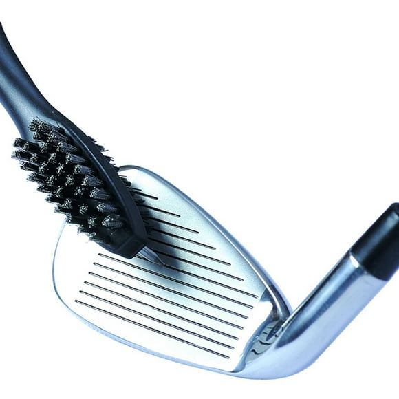 COOPHYA Ergonomic Handle Golf Iron Brush Double Sided Design Black 1Pack