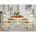 thumbnail image 2 of East West Furniture 5  Pc  Table  set  for  4-Kitchen  dinette  Table  and  4  Kitchen  Chairs, 2 of 6