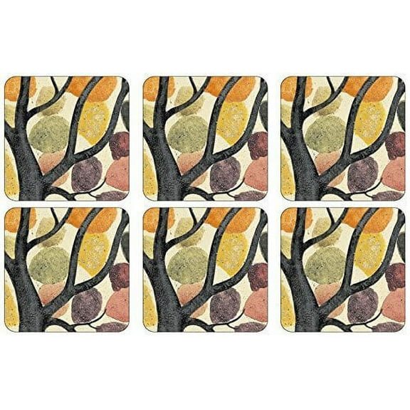 Pimpernel Dancing Branches Coasters - Set of 6