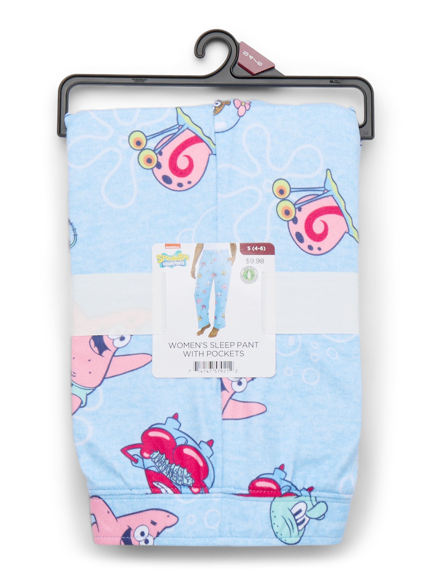 Nickelodeon Women’s and Women’s Plus SpongeBob SquarePants Print Sleep Pants, Sizes XS-3X