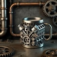 thumbnail image 5 of Chanana V6-Engines Resin Cup，Engine Design，Car Engine Coffee Mug，Creative Engine Beer Cup Present for Car Enthusiasts and Racing Fans，Living Room Decoration As a Work of Art, 5 of 6
