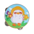 thumbnail image 2 of Pandereta de mano de madera de , instrumentos de percusión, tambor de mano, juguete educativo para juegos, juguetes, karaoke, niños pequeños 15 centímetros, 2 of 8