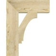 thumbnail image 3 of Ekena Millwork 4"W x 14"D x 18"H Imperial Block Rough Sawn Bracket, Douglas Fir, 3 of 4