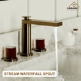 thumbnail image 3 of CASAINC 8 in. Widespread Double Handle Bathroom Faucet with Pop-Up Drain in Spot Resist Brown Bronze, 3 of 11