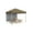 Khaki, variant on Luku 10x10 FT Quick-Set Pop-Up Canopy Tent with 1 Removable Sidewall, Instant Outdoor Sun Shelter, One-Push Easy Setup, Adjustable Height, Waterproof UPF 50+ Oxford, Portable Event Tent