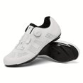 thumbnail image 1 of YOPTOP Men‘s Non-Slip Cycling Shoes for Road Biking - Compatible with SPD Cleats  Breathable & Comfortable  Ideal for Daily Rides and Racing  Durable TPU Sole  White,White,US 10, 1 of 5
