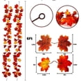 thumbnail image 2 of De Arce Artificiales De Otoño, 2 Uds. Planta Colgante De Otoño De Acción De Gracias Para El Hogar, Jardín, Pared, Puerta, Telón De Fondo, Decoración De Chimenea Scienceny HA040735-02, 2 of 6