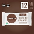 thumbnail image 5 of Organic Chocolate Peanut Butter Fruit & Nut Bar, Jonesbar, Certified Organic & Kosher, Gluten Free, Vegan, 12 Count (Pack of 1), 5 of 9