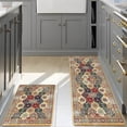thumbnail image 5 of Kitchen Rugs Set of 2 Anti Fatigue Mats for Kitchen Floor Boho Kitchen Rugs and Mats Non Skid Washable Memory Foam Kitchen Floor Mat Comfort Standing Desk Mat for Front of Sink Laundry, 5 of 6