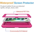 thumbnail image 3 of BMOUO Kids Case for iPad 9.7 2018/2017/iPad Air 2/1/Pro 9.7-Built-in Screen Protector Shockproof Handle Convertible Stand Case for iPad 9.7 Inch 2018 (6th Generation)/2017 (5th Generation)/Air 2,Rose, 3 of 8