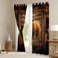 thumbnail image 3 of Feelyou Highland Cow Blackout Curtains Set of 2 (52x84 Each), Animal Window Curtains, 3 of 6