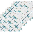 thumbnail image 6 of Coolnut 6 PCS Dragonfly Washcloths, 12 X 12 Inches Cotton Wash Cloths, Highly Absorbent and Soft Face Towels for Bathroom,Gym,Hotel and Spa, 6 of 6