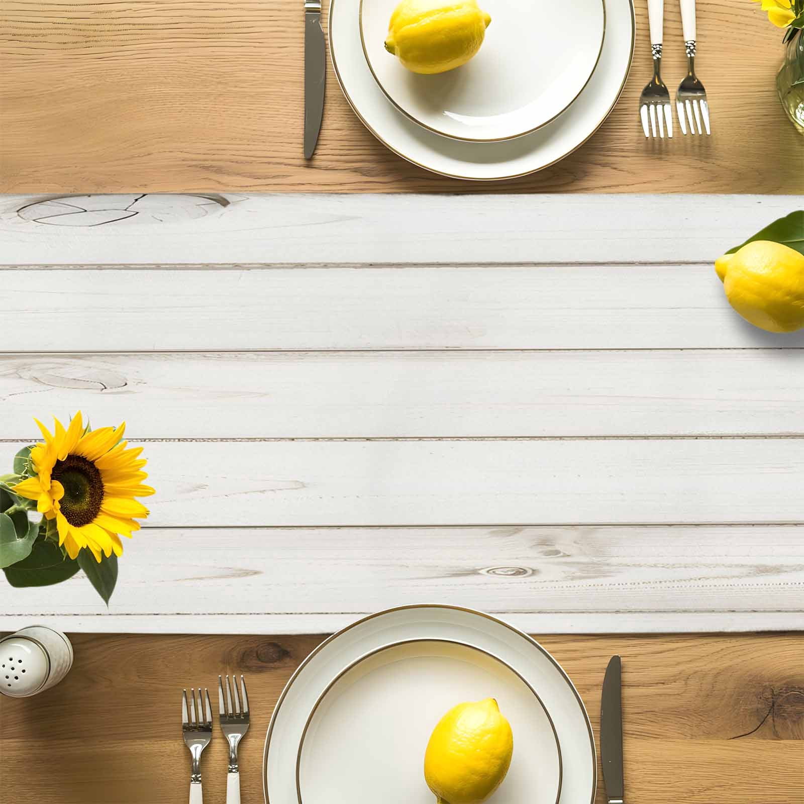 Farmhouse Abstract Chicken Eggs Table Runner 90 Inches Long, Vintage Wood Grain Table Runners Tabletop Scarf Kitchen Dining Tables Decoration for Home Party Indoor Outdoor