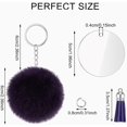 thumbnail image 3 of 195pcs Acrylic Keychain Blanks for Vinyl Kit | 25pcs Colorful Plush Ball, 25pcs Acrylic Disc, 25pcs Color Tassel, 40pcs Keychain, 80pcs Jump Ring Included for DIY Keychain Crafts, 3 of 7