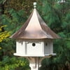 25" Outdoor Enchanted Polished Copper Carousel Garden Birdhouse