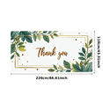 thumbnail image 3 of Greenery Decoration Thank You Banner Gold Accents for Holiday Party Indoor Event Gratitude Display, 3 of 8