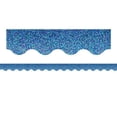 thumbnail image 1 of Blue Sparkle Scalloped Border - Pack of 6, 1 of 1