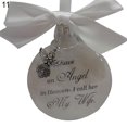 thumbnail image 1 of Flmtop Décoration Commémorative de Noël Boule de Plumes Ange au Paradis Ornement Commémoratif, 1 of 10