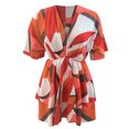 thumbnail image 4 of Mefallenssiah Mode Femmes Robes Décontractées Sexy Imprimées Été Sans Manches Poches Mini Robe, 4 of 5