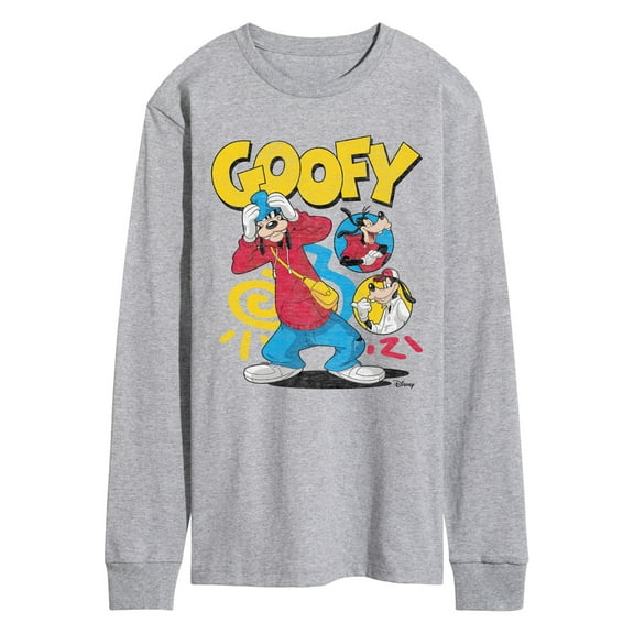 Disney - Goofy Hiphop - Men's Long Sleeve Graphic T-Shirt