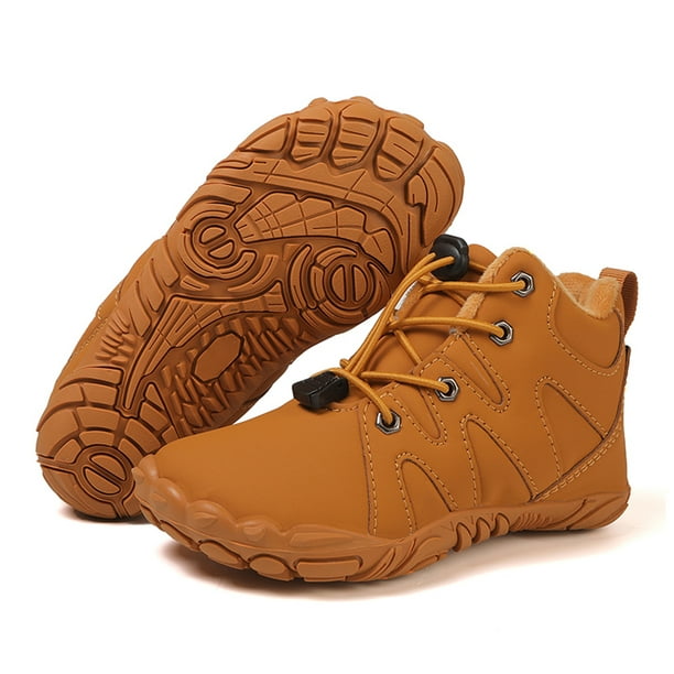 Botas Tobillo Minimalistas Botines Altos Zapatos Senderismo Descalzos Cortas A Prueba Nieve Invierno para Ligeras Impermeables Antideslizantes Escalada