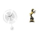 thumbnail image 1 of Reloj de pared,Reloj de pared decorativo para baño y dormitorio.,Figura de escritorio,Estantería con estatua de caballo para escritorio,oficina y decoración del hogar.,Figura decorativa de, 1 of 8