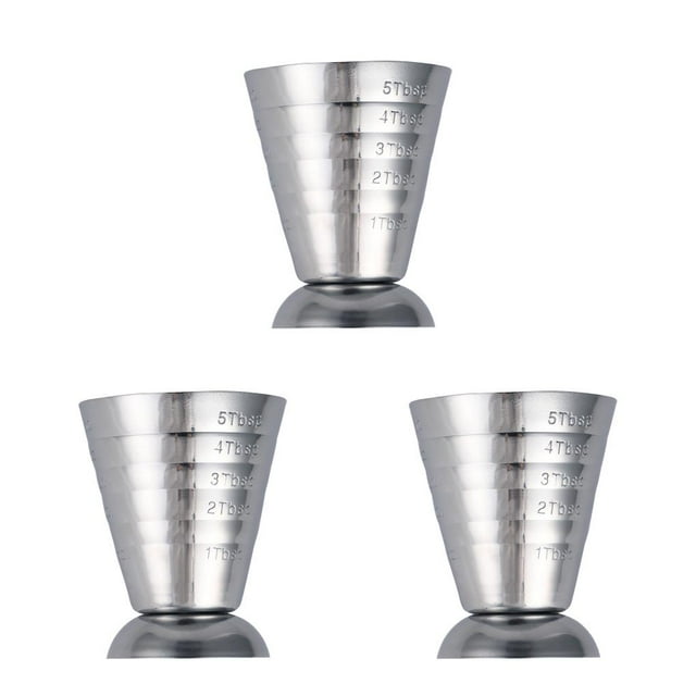 Naiovety Stainless Steel Accurate Measuring Jigger Wine Fast Stoup Surface Leakproof Tumblerful Drink Pub Cups Bar Smooth Shakers Type1 NO1