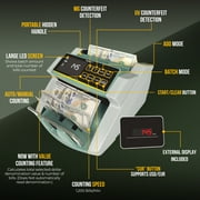 Kolibri Kolibri Bill Counter: 1,200 bills per min, advanced counterfeit detection, set up in minutes