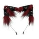 thumbnail image 4 of Diadema con orejas de gato para Halloween, accesorio decorativo de moda para mascaradas Rojo Negro, 4 of 8