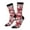 3 Black, variant on Red Hawthorn Crew Socks for Men & Women, Breathable Casual Athletic Ankle Socks