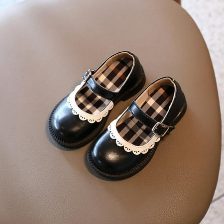 

Lovebay Toddler Girl s Classic Mary Jane School Uniform Shoes Flat Dress Shoes 16 Months-7 Years