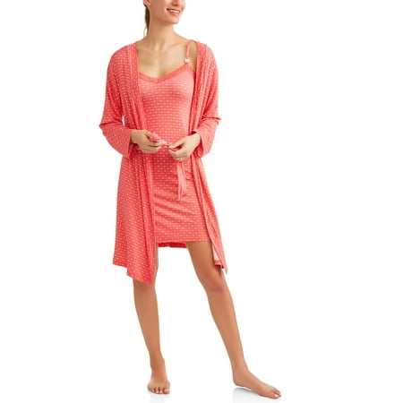 plus size nursing gown and robe set