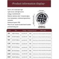 thumbnail image 2 of RGB Underwater Flood Light LED Spotlight IP68 Waterproof 12W 24V AC For Fish Tank Pond Garden Landscape Red, 2 of 5