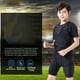 thumbnail image 5 of Camisa De Compresión Acolchada Juvenil, Ropa Deportiva Protectora Con Acolchado De La Costilla Para El Hombro Para El Fútbol De Fútbol De Baloncesto De Rugby De Rugby, 5 of 7