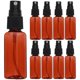 thumbnail image 1 of 20 piezas de plástico mini botella de aerosol pequeña vacía para maquillaje y cuidado de la piel Uso de viaje recargable (marrón con pulverizador negro), 1 of 6