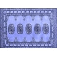 thumbnail image 1 of Ahgly Company Indoor Rectangle Southwestern Blue Country Area Rugs, 8' x 10', 1 of 4