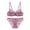 Purple 1, variant on See Through Lace Bras for Women Underwire Embroidered Mesh Sheer Lingerie Full Coverage Push Up Panty Bra,Purple 1,M
