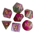 thumbnail image 1 of 7x Acrylic Polyhedral Fantasy Games Party Supply Accessories Props Role Playing for RPG ,, 1 of 8