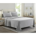thumbnail image 2 of Yamel Home - Queen Size Bed Sheet Set- Luxurious Feeling 2000 - Deep Pockets up to 16'' Wrinkle Free - Silver, Queen, 2 of 5