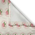 thumbnail image 3 of Ambesonne Floral Kitchen Curtains, Pink Country Farmhouse, 55"x39", Pale Pink White, 3 of 3